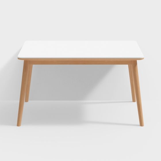 Nordic Style Dining Table 3D model