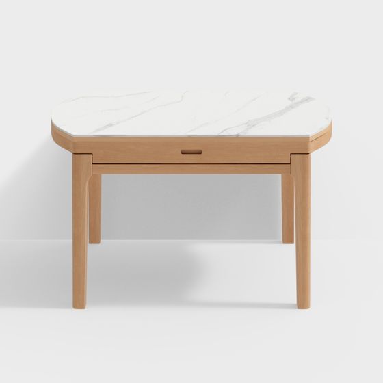 Elegant Marble Coffee Table 3D model