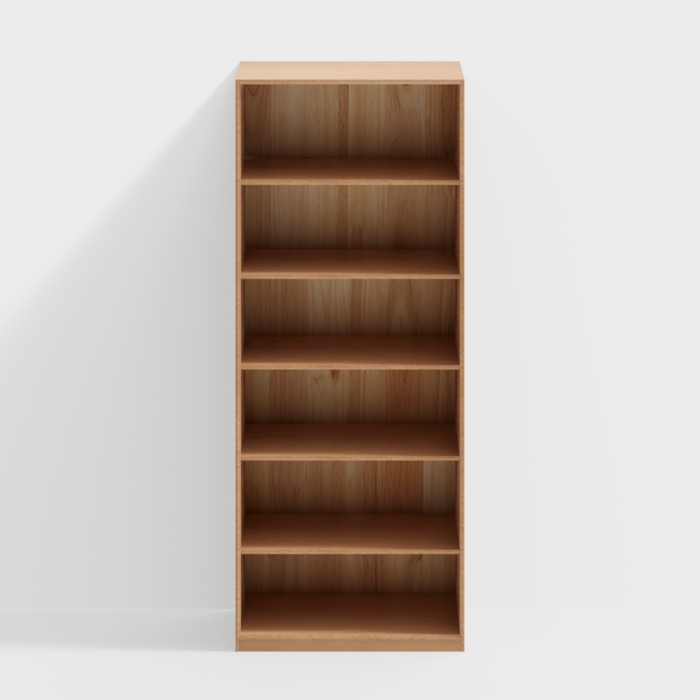 Estantería de Madera Maciza Nórdica Fuji de Qiaomuloyu