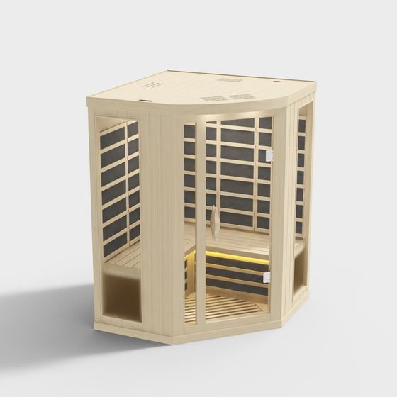 Cozy Corner Sauna 3D model