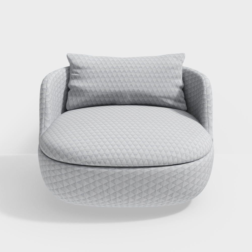 Stylish Low-Poly Sofa 3D Model for Modern Interiors