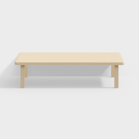 Minimalist Coffee Table 3D model for Creative Spaces