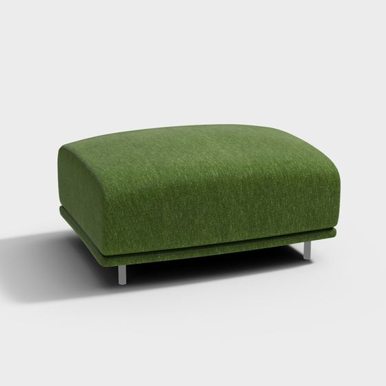 Greenery Ottoman 3D model