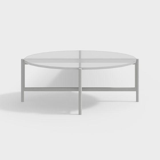 Polygon Table 3d Stylish Low-Polygon Round Table 3D model