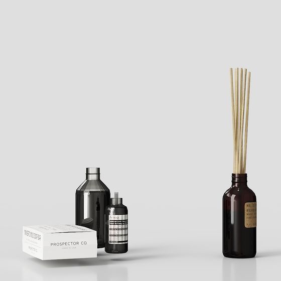 Industrial Style Aroma Diffuser Set 3D model for Designers