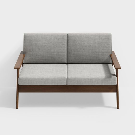 Modern Minimalist Sofa 3D model
