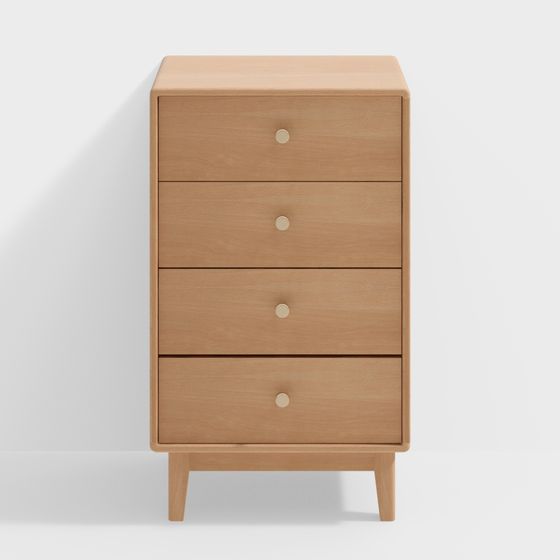 Gabinete de cuatro cubos de madera maciza en estilo tronco de Arbor