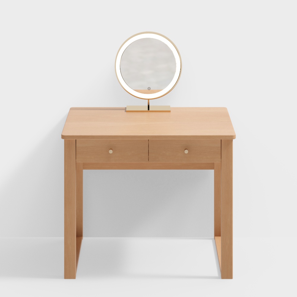 Tủ phấn Bắc Âu Jomelese - Tủ gỗ tự nhiên kiểu gỗ