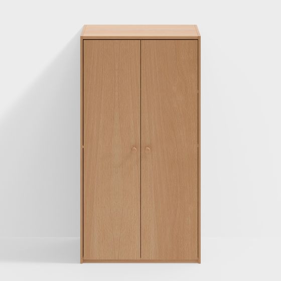 喬木音樂語   平川衣櫃   兩門   原木風格實木衣櫃