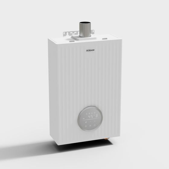 ROBAM Gas Water Heater 3D model for Modern Homes