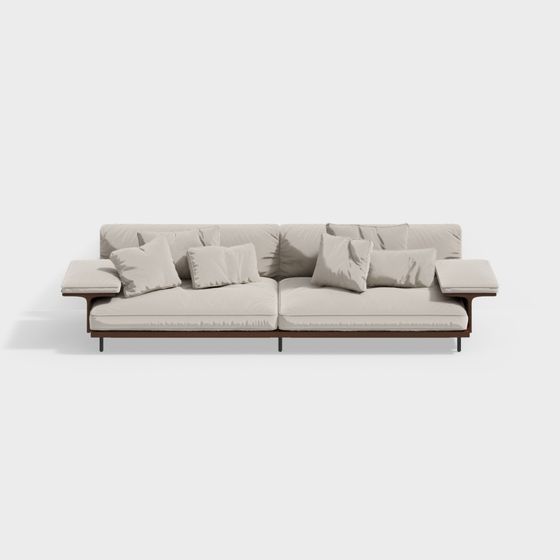 Urban Comfort 3D model Sofa for Modern Interiors