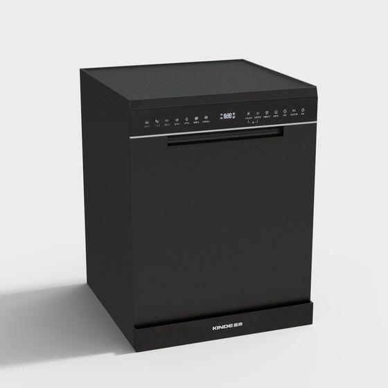 Jindi Integrated Range Built-in Dishwasher 3D Model