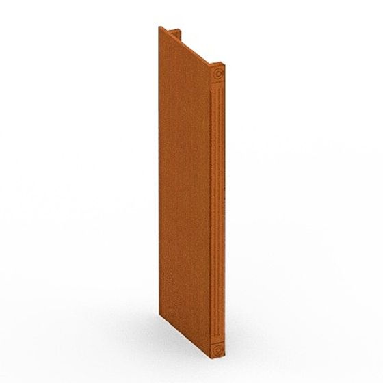 Orange Leather Spine 3D Model