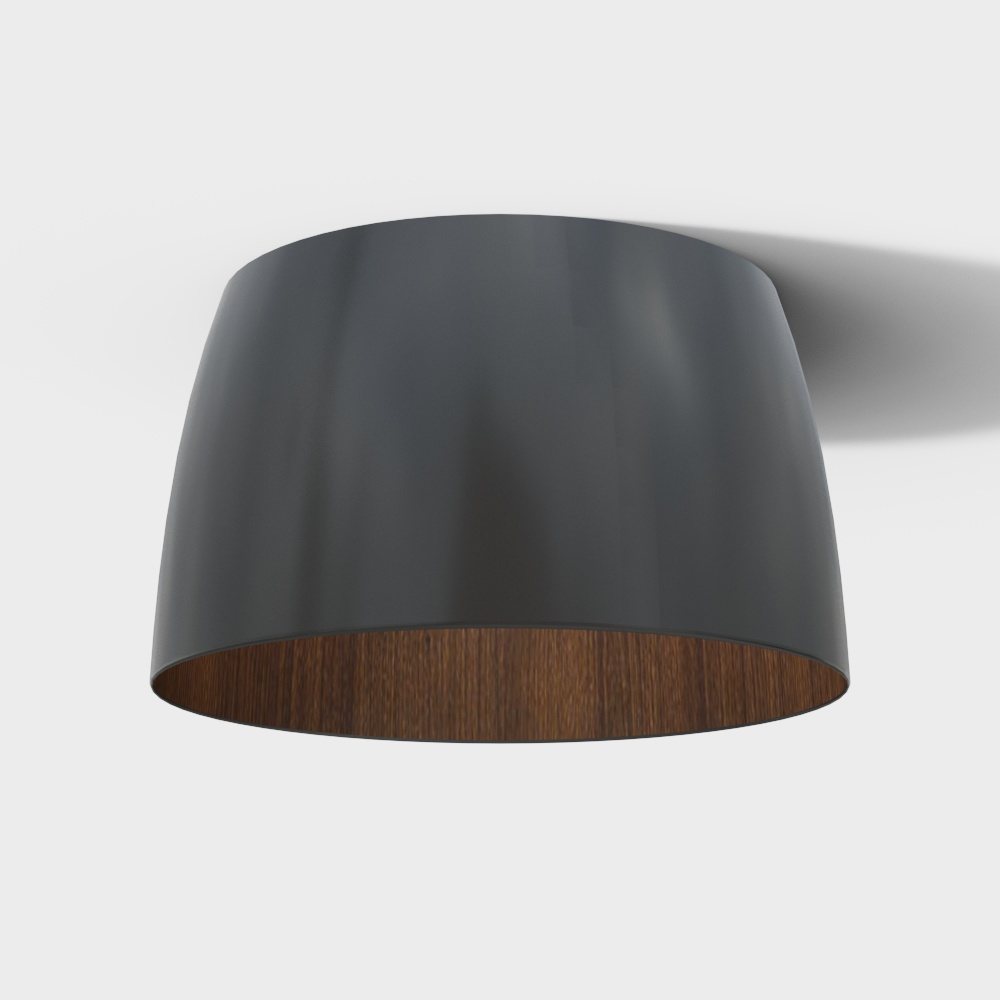 Modern Wood Grain Ceiling Light - Custom Size
