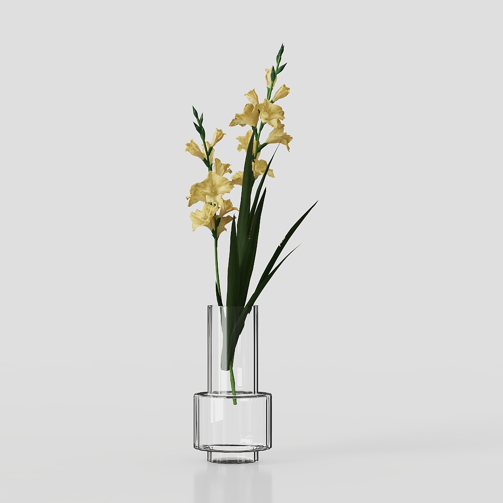 Vase flower sprigs 1