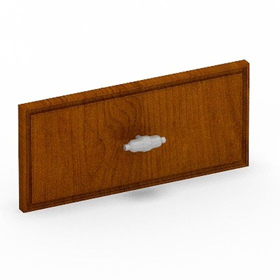 Realistic Wooden Drawer 3D Model