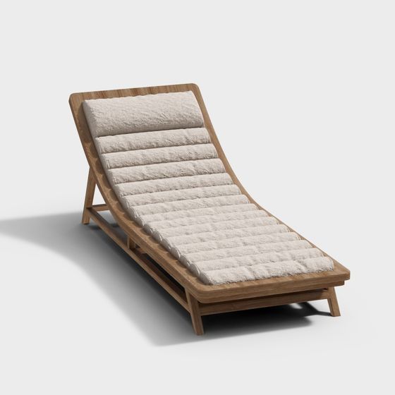 Stylish Low-Poly Lounge Chair 3D model