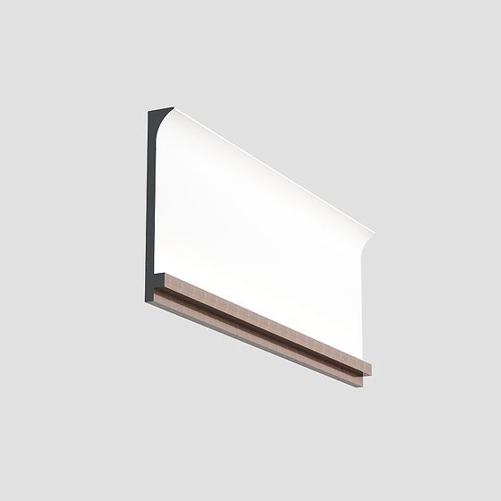 Elegant White Decorative Trim 3D Model for Chic Designs