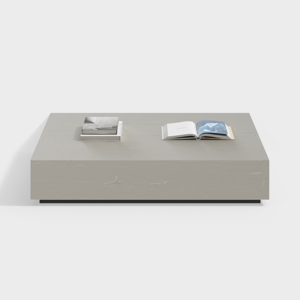 Bàn cuối hình vuông phòng khách kiểu kem