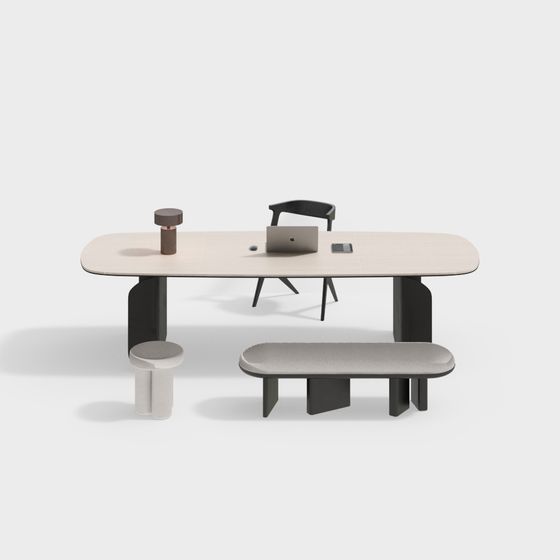 Urban Workspace 3D model for Creative Environments