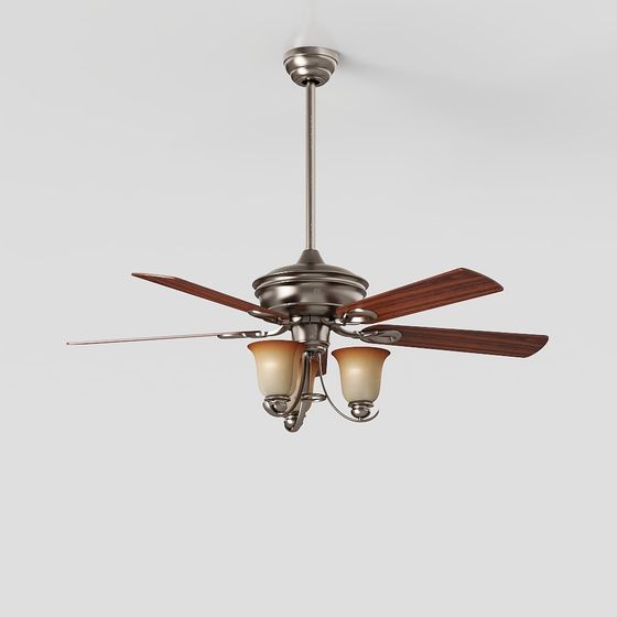 Stylish Ceiling Fan 3D Model for Modern Interiors