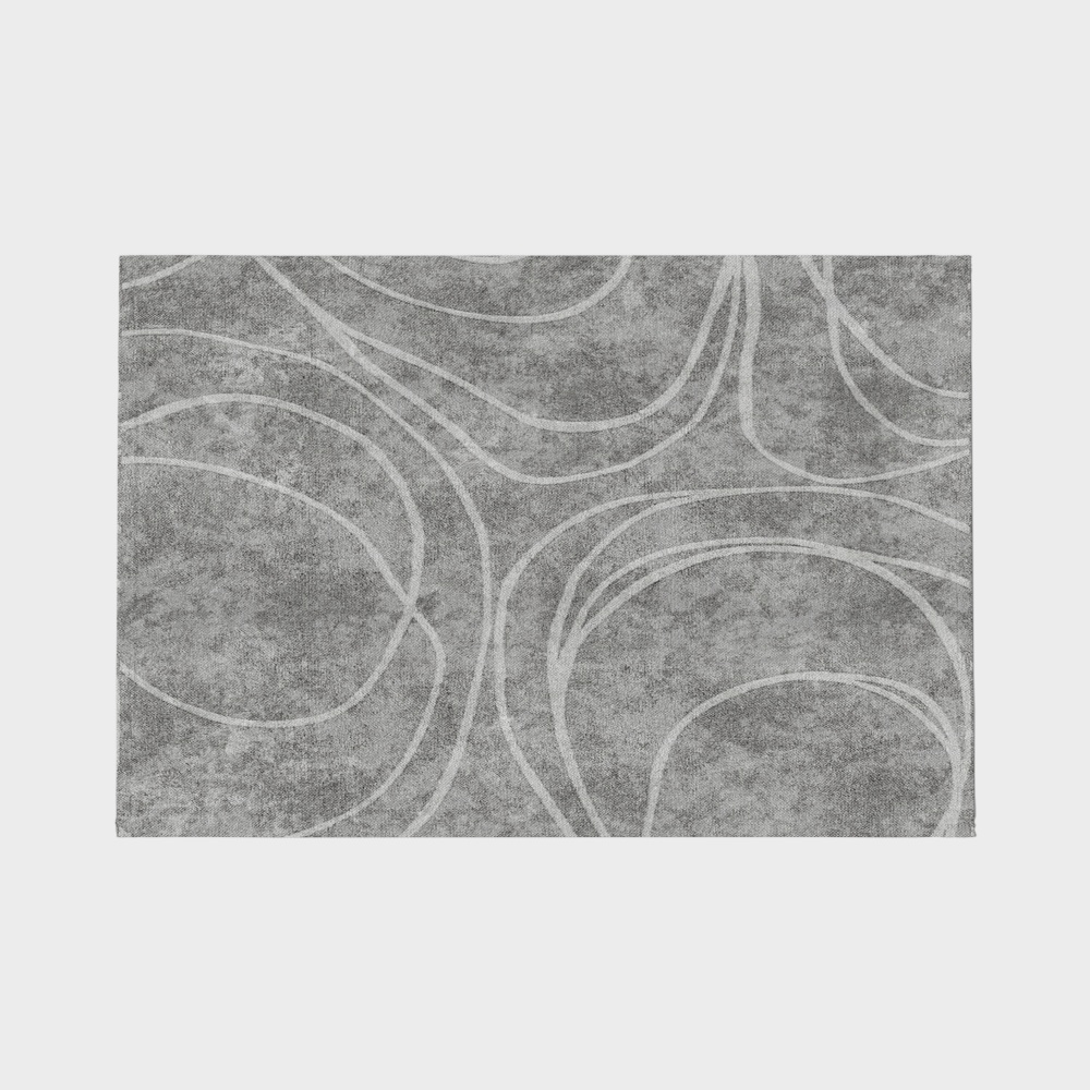 北欧リビングルーム正方形布ラグ