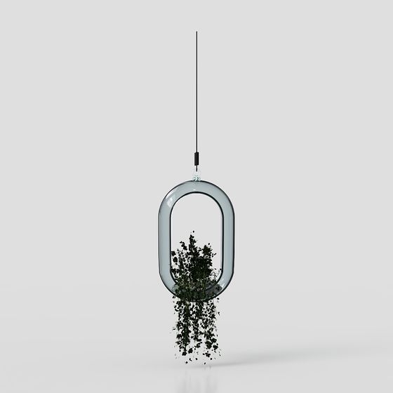 Hanging Greenery 3D model for Modern Spaces