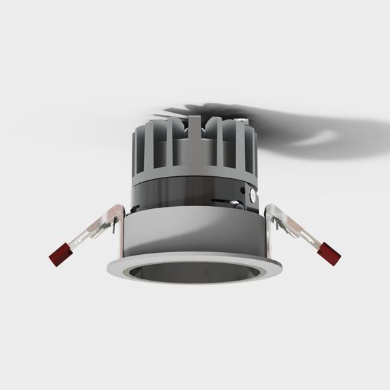 Unique Low-Polygon Ceiling Light 3D Model