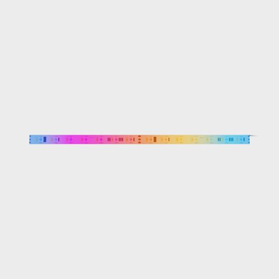 Vibrant Rainbow LED Strip 3D model