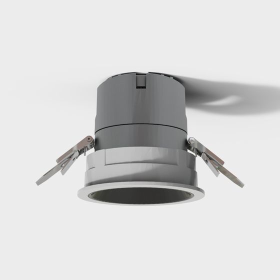 Minimalist Industrial Spot Light 3D model