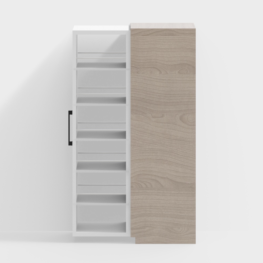 맞춤 제작된 목재 옷장