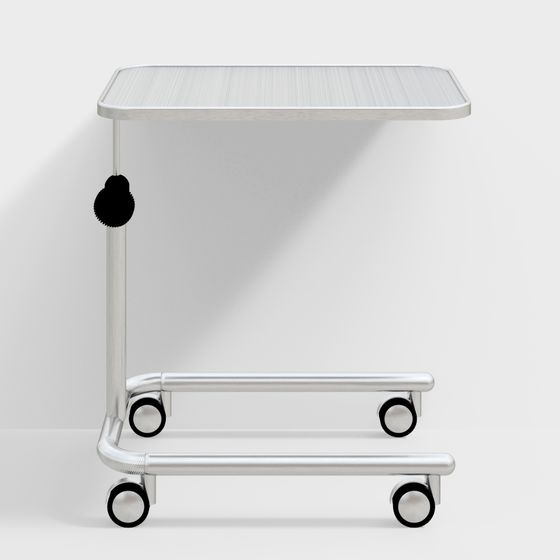 Modern Minimalist Mobile Side Table 3D model