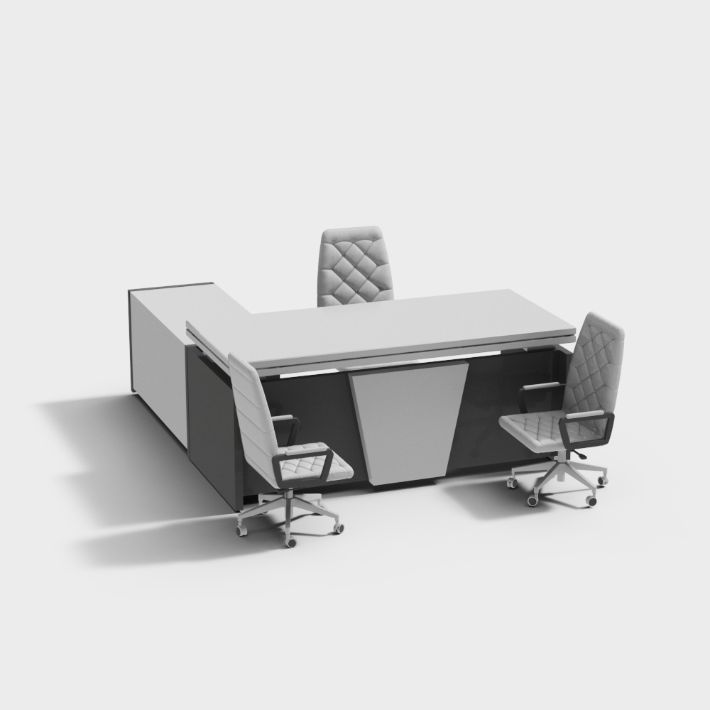 Office desk and chair