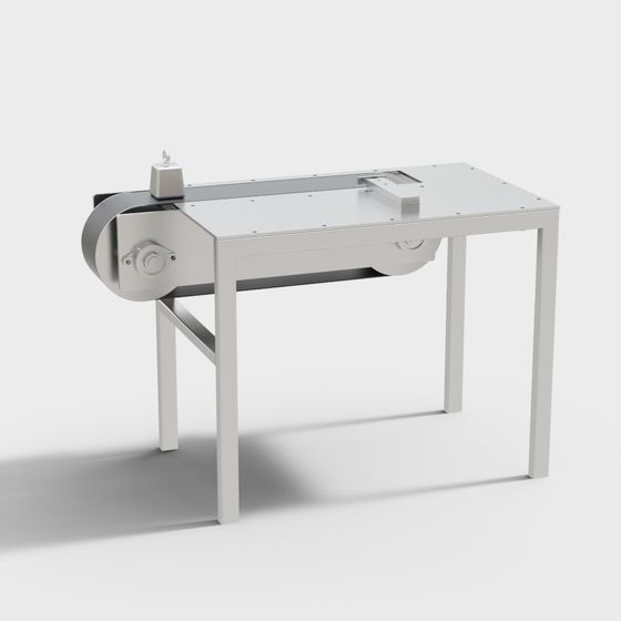 Industrial Conveyor Belt 3D model