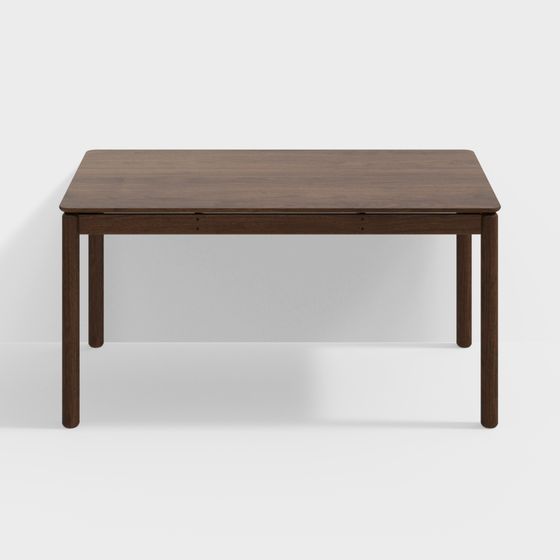 Extended Dining Table 3D model for Contemporary Spaces