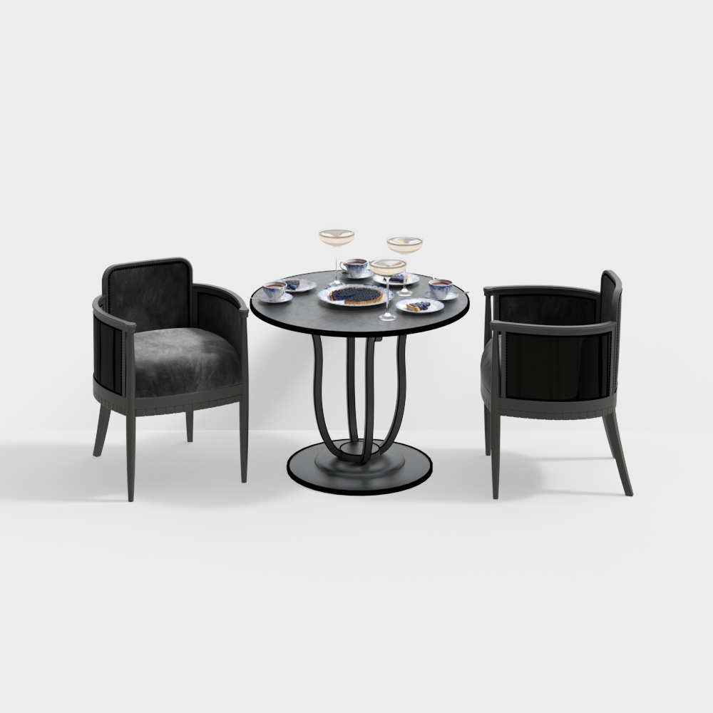 American kitchen leisure table and chair combination