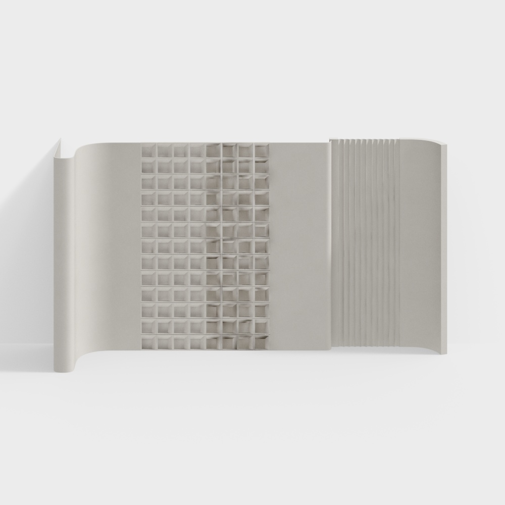 Modern living room background wall