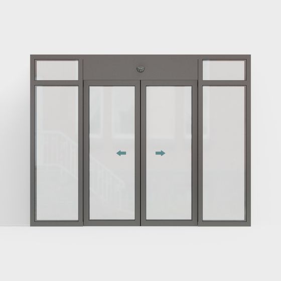 Urban Gate Low Polygon 3D model