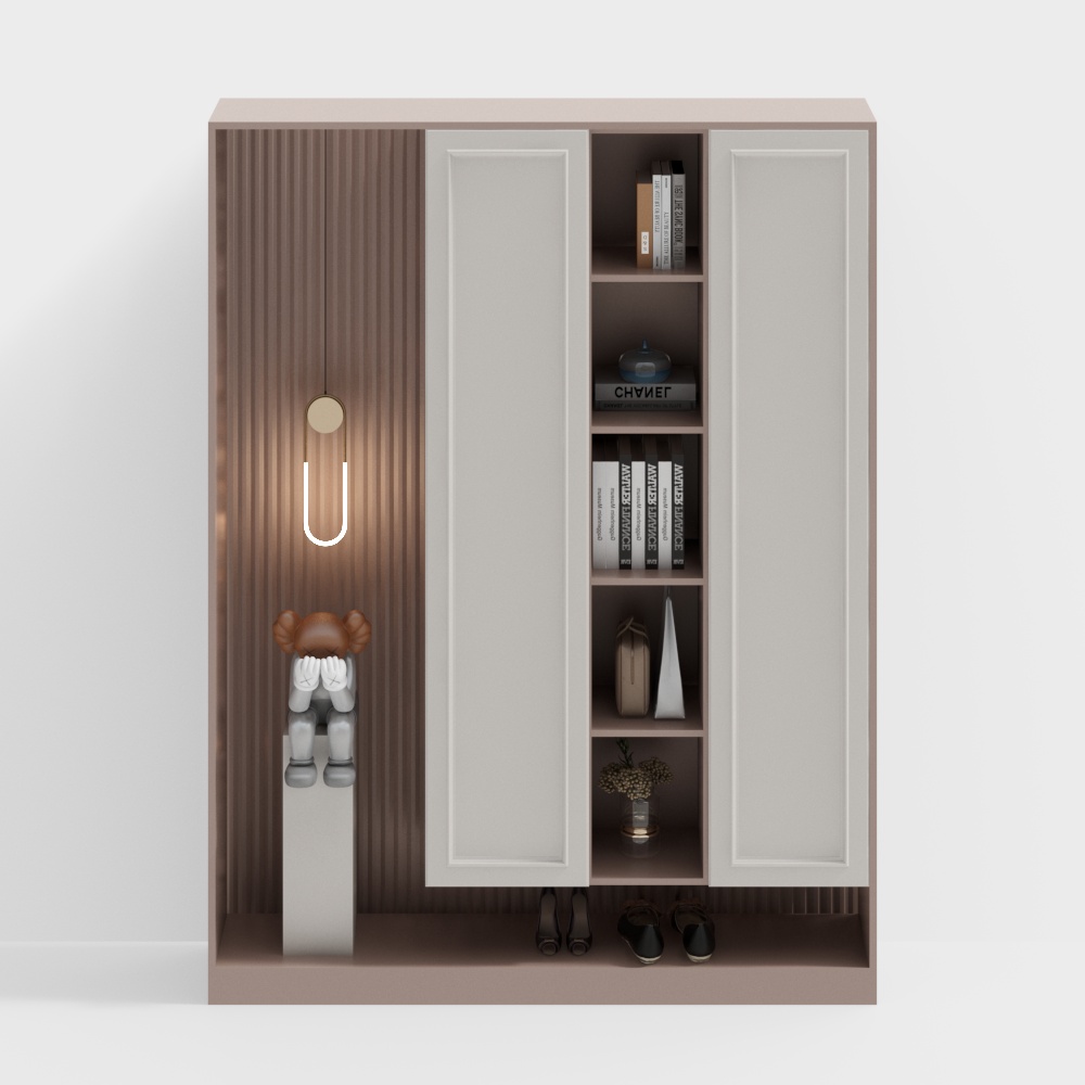 Meuble à chaussures Wabi-sabaze pour chambre à coucher