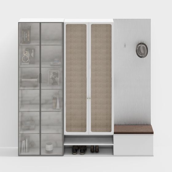 Urban Entryway 3D model - Modern Minimalism