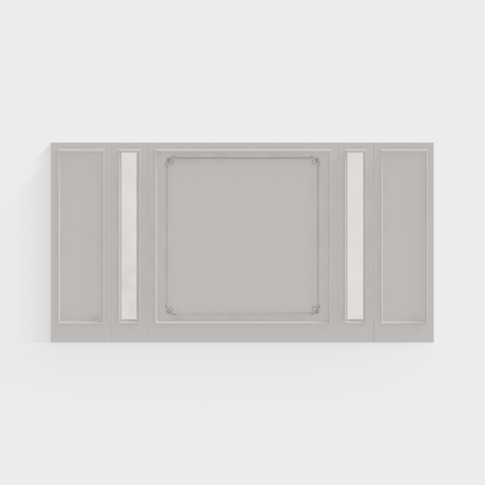 Modern living room TV background wall