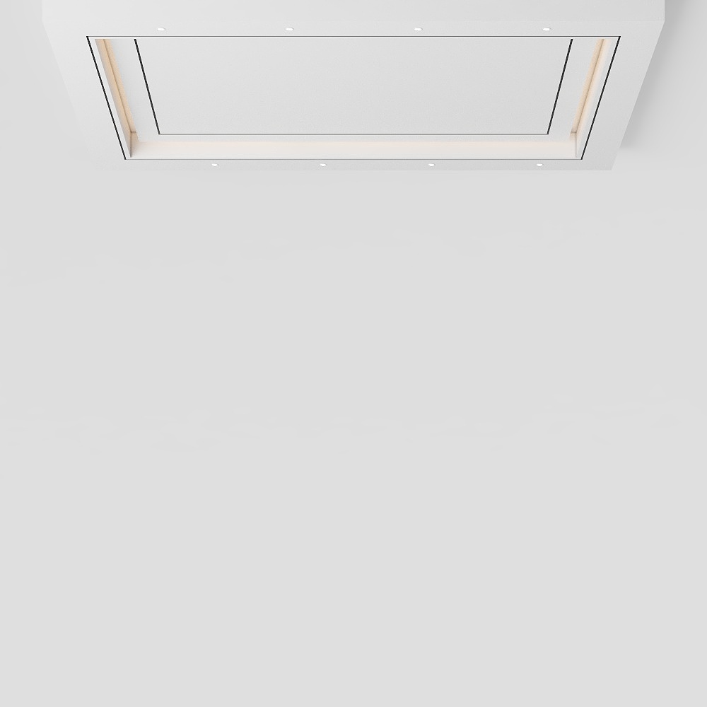 New Chinese living room ceiling