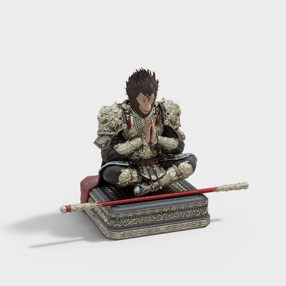 Zen Warrior 3D model