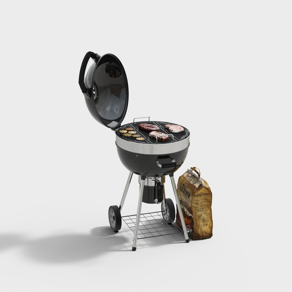 Modern outdoor grill