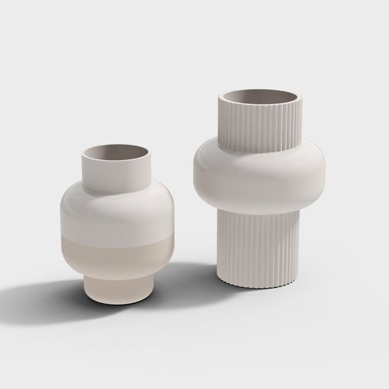 Urban Vases 3D model