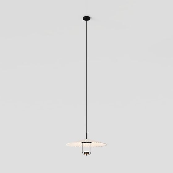 미니멀리스트 로비 샹들리에