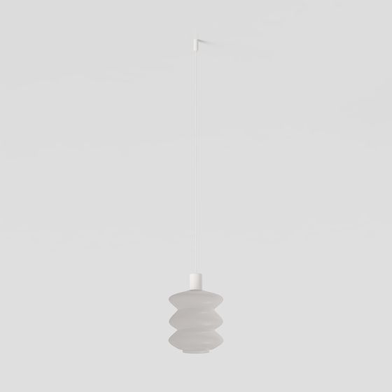 Elegant Low-Poly Pendant Light 3D model