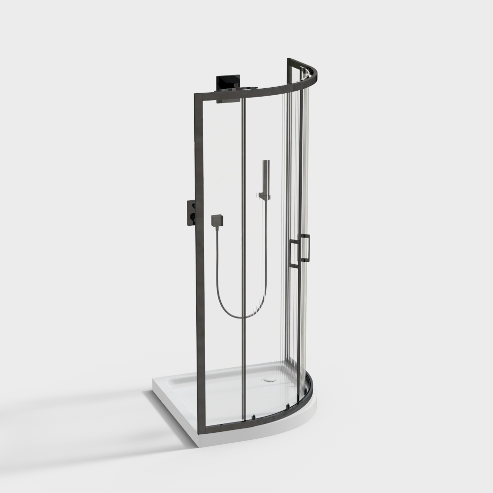 Modern bathroom shower room