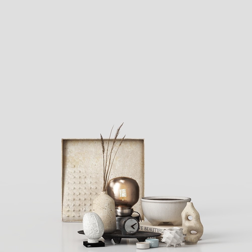 中国のリビングルームの鉢植え緑植物装飾