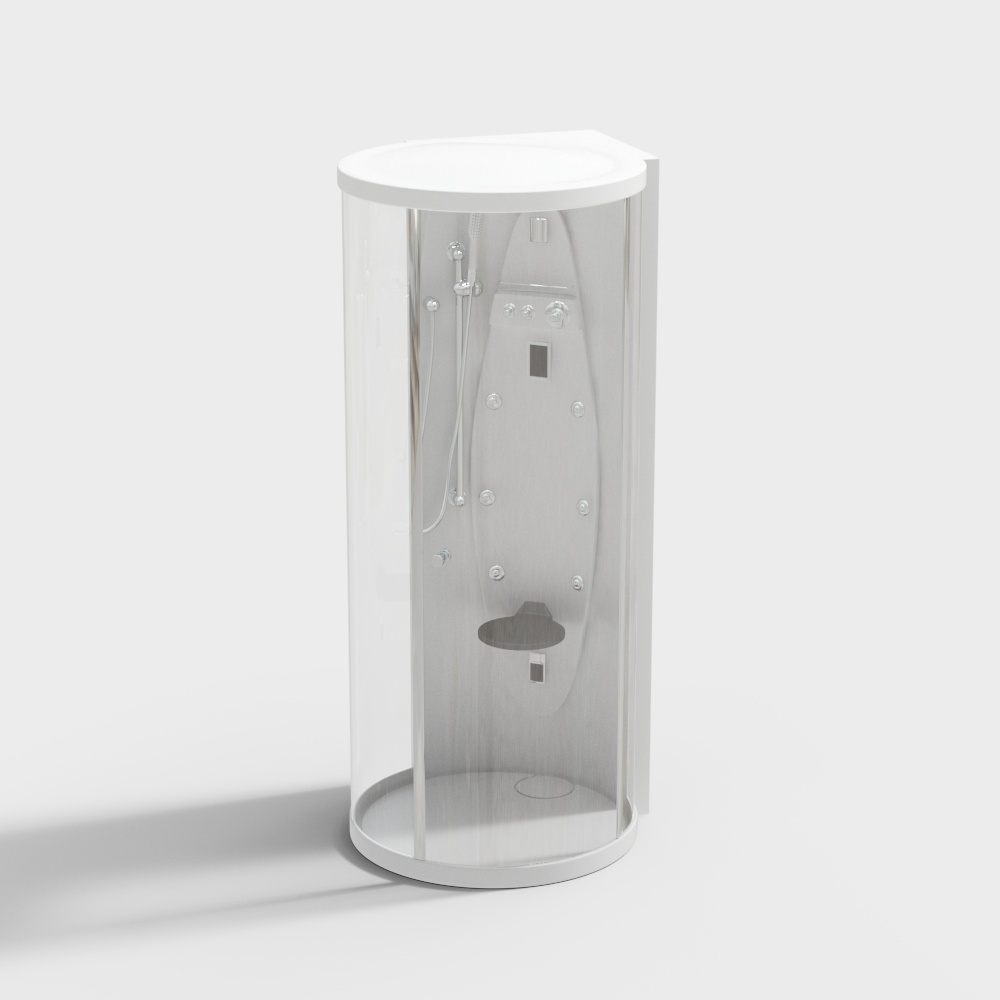 Simple bathroom shower room